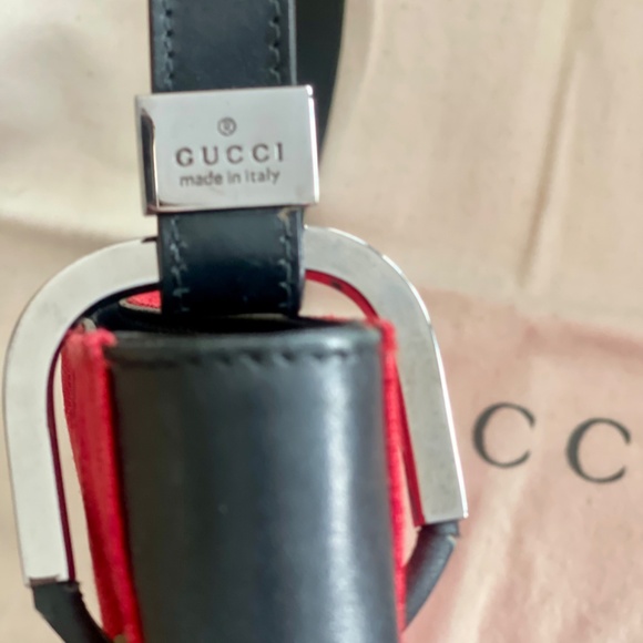 Gucci Authentic Monogram Drawstring Shoulder Bag - Picture 9 of 12